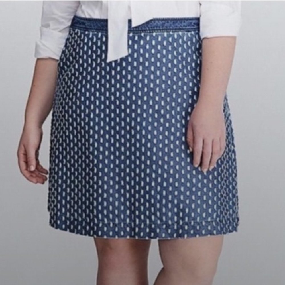 Lane Bryant Denim Skirt 24